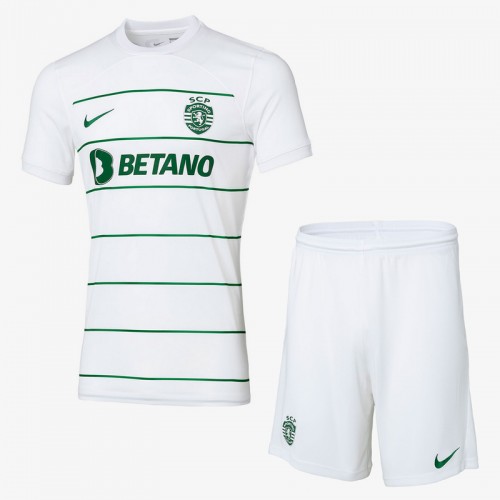 Ensemble Maillot Sporting CP Exterieur 2023-24 Enfant Ensemble Maillot Sporting CP Exterieur 2023-24 Enfant